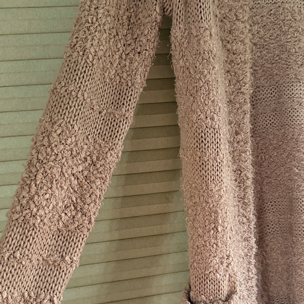 Daytrip Tan Open-Front Cardigan - Picture 3 of 4